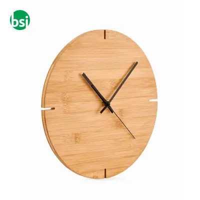 Round shape bamboo wall clock - ESFERE - Immagine 4
