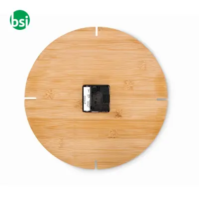 Round shape bamboo wall clock - ESFERE - Immagine 5