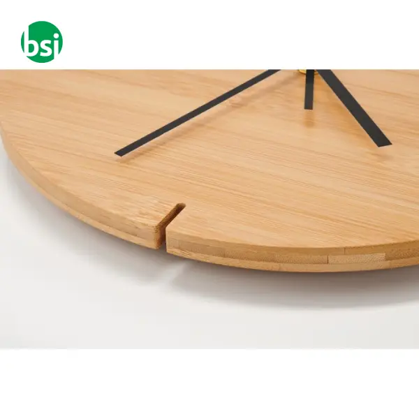 Round shape bamboo wall clock - ESFERE -  6