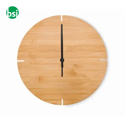 Round shape bamboo wall clock - ESFERE - Immagine 7