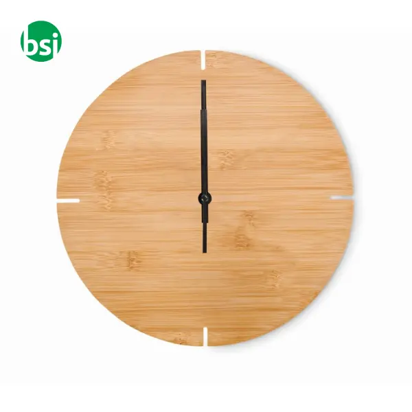 Round shape bamboo wall clock - ESFERE -  7