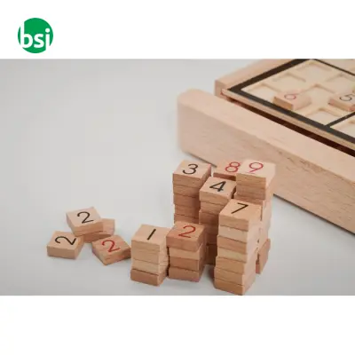 Wooden sudoku board game - SUDOKU - Immagine 4