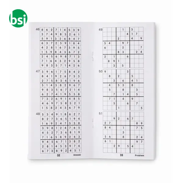 Wooden sudoku board game - SUDOKU -  6
