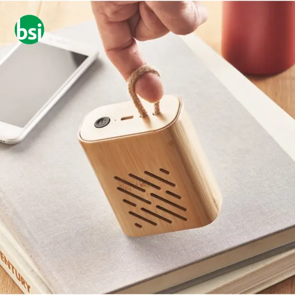 3W Bamboo wireless speaker - 3W - REY -  5