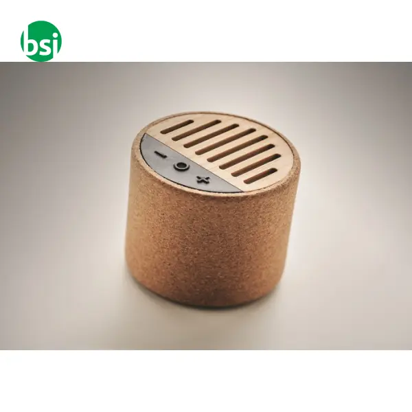 Round cork wireless speaker - 3W - ROUND + -  3