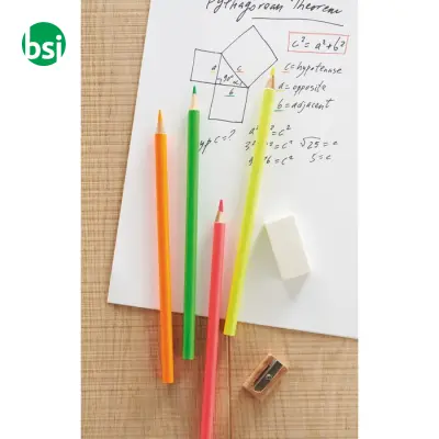 4 highlighter pencils in box - BOWY - Immagine 3