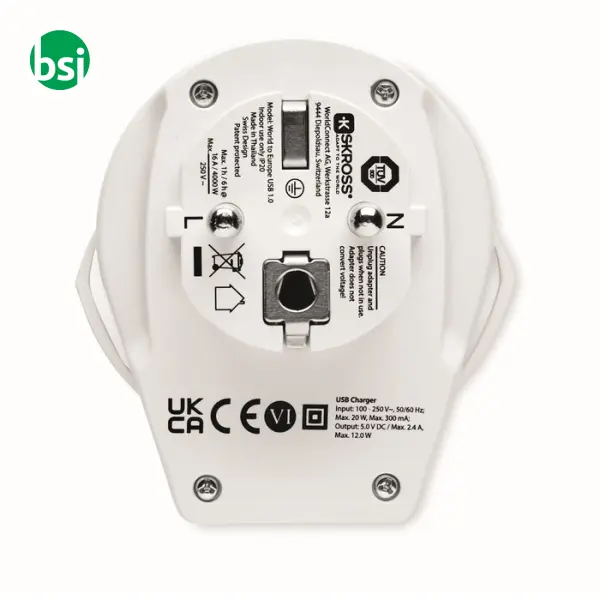 Skross World to Europe USB - WORLD TO EUROPE -  6