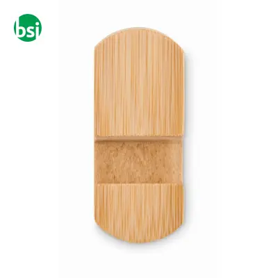Mini bamboo phone stand - POY - Immagine 4