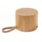 Round bamboo wireless speaker - 3W - COOL - Anteprima 1
