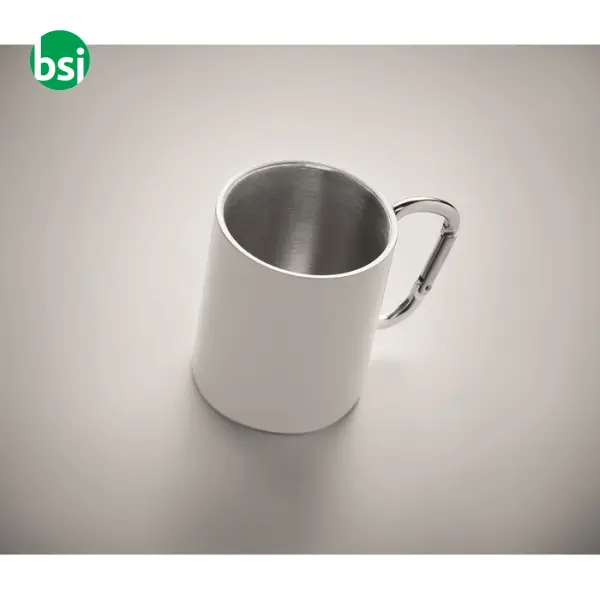 Metal mug and carabiner handle - 300 ml - AROM -  3