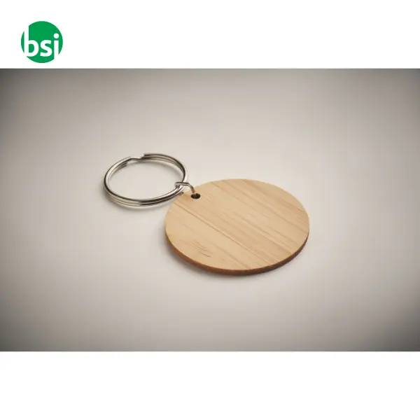 Round bamboo key ring - ROUNDBOO -  4