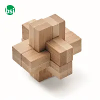 Bamboo brain teaser puzzle - SQUARENATS