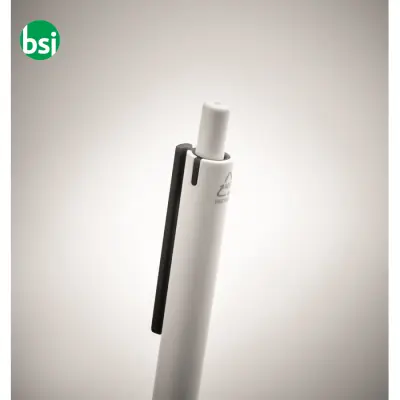 Recycled ABS push button pen - SIDE - Immagine 4