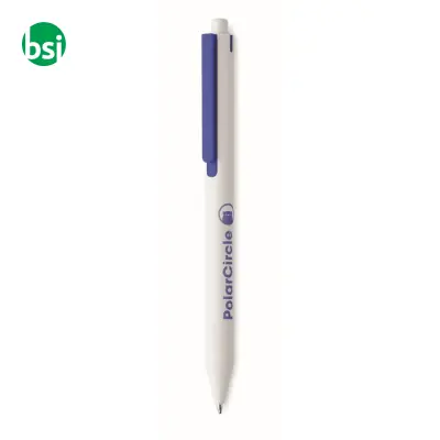 Recycled ABS push button pen - SIDE - Immagine 8