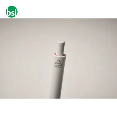 Recycled ABS push button pen - SIDE - Immagine 18
