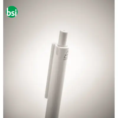 Recycled ABS push button pen - SIDE - Immagine 20