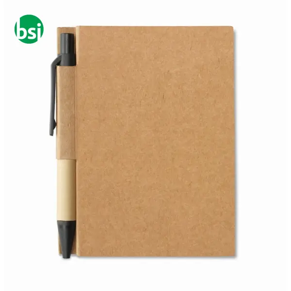 Memo note w/ mini recycled pen  - CARTOPAD -  5