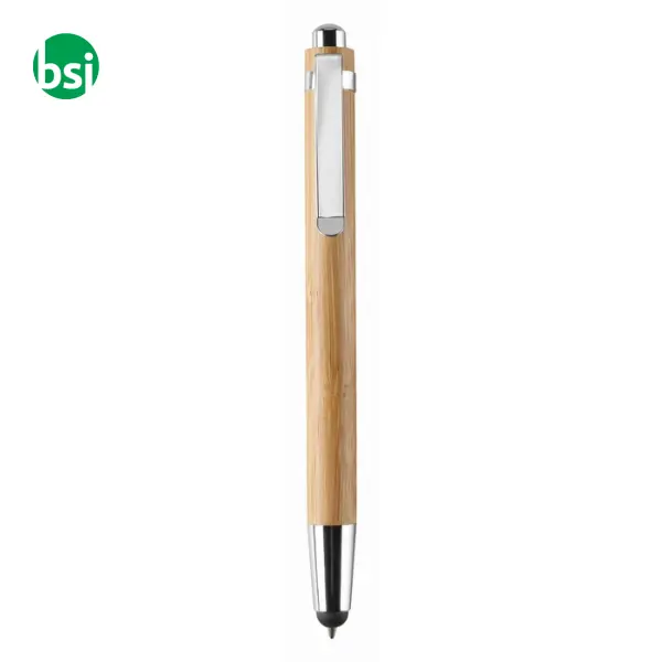 Ball pen in ABS and bamboo - BYRON -  1
