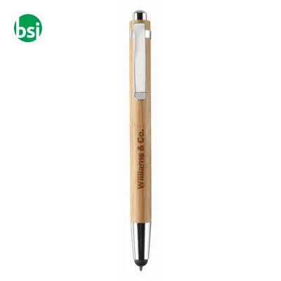 Ball pen in ABS and bamboo - BYRON - Immagine 2