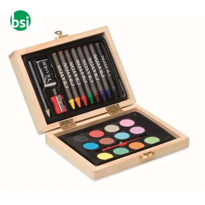 Painting set in wooden box - BEAU - Immagine 5