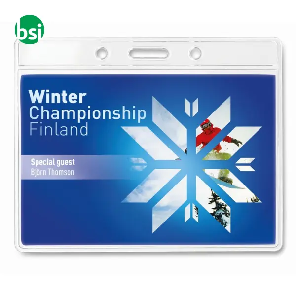 Transparent badge 10cmx8cm - BADGY -  4