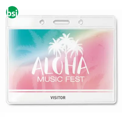 Transparent badge 10cmx8cm - BADGY - Immagine 5