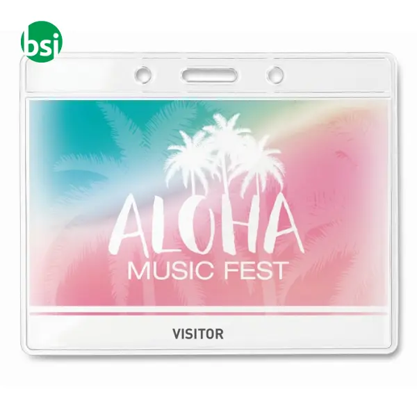 Transparent badge 10cmx8cm - BADGY -  5