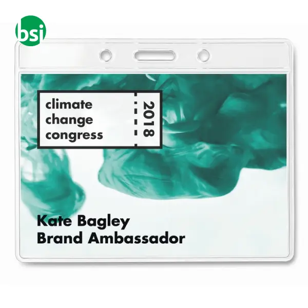 Transparent badge 10cmx8cm - BADGY -  6