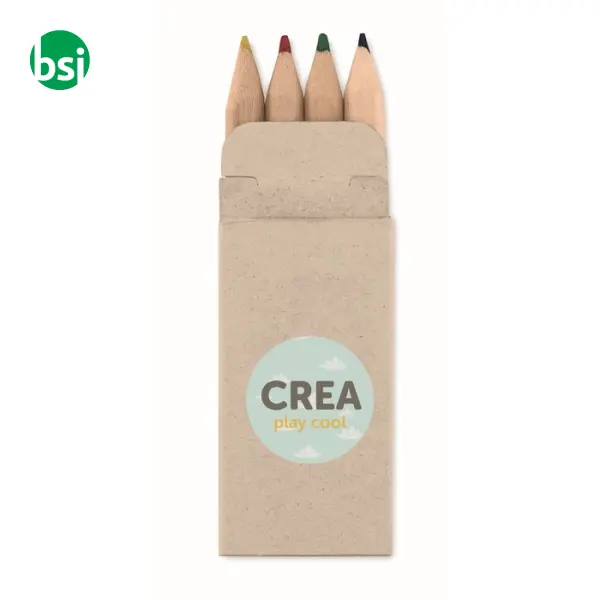 4 mini coloured pencils - PETIT ABIGAIL -  2