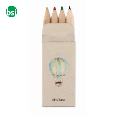 4 mini coloured pencils - PETIT ABIGAIL - Immagine 3