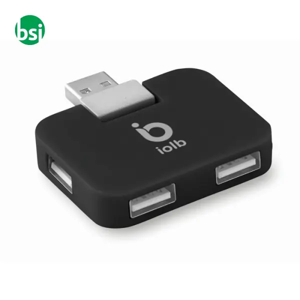 4 port USB hub - SQUARE -  2