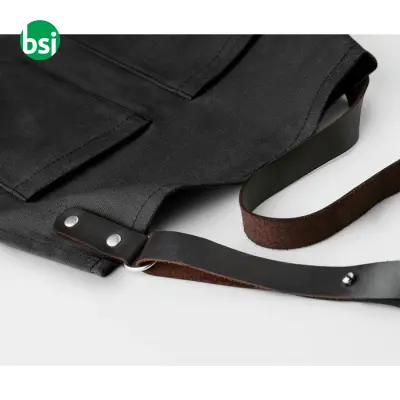 Apron in leather - CHEF - Immagine 2