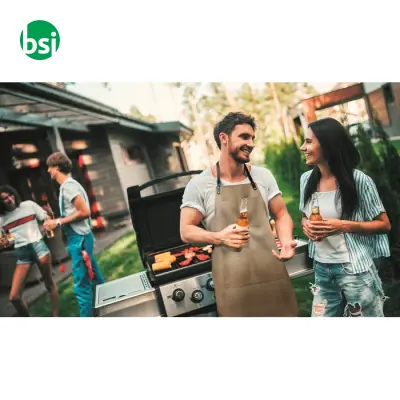 Apron in leather - CHEF - Immagine 8