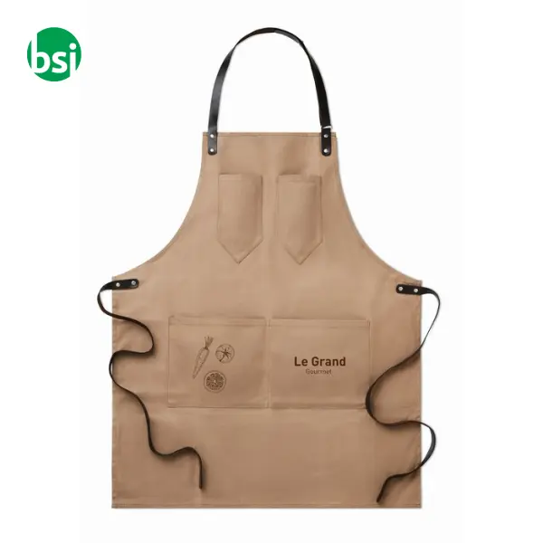 Apron in leather - CHEF -  9