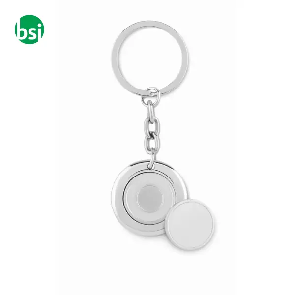 Keyring with token - FLAT RING -  1