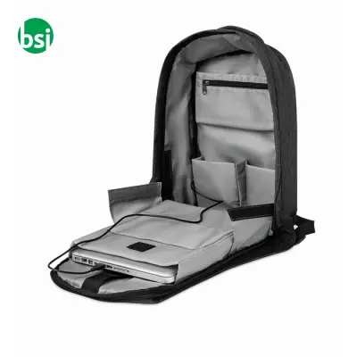 2 tone backpack incl USB plug - BERLIN - Immagine 9