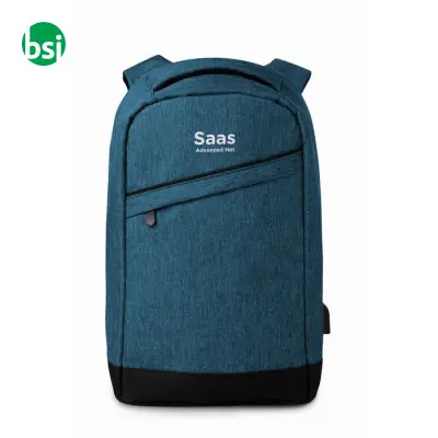 2 tone backpack incl USB plug - BERLIN - Immagine 16