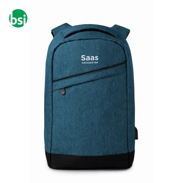 2 tone backpack incl USB plug - BERLIN -  16