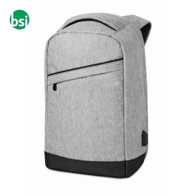 2 tone backpack incl USB plug - BERLIN - Immagine 24