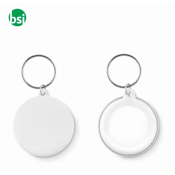 Small pin button key ring - PIN KEY -  1