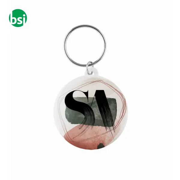 Small pin button key ring - PIN KEY -  12