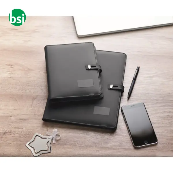 A4 folder w/ wireless charger - 4000 mAh - SMARTFOLDER -  2