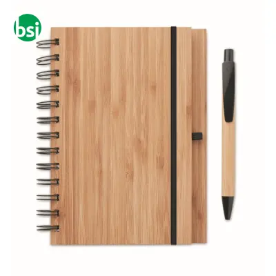 Bamboo notebook with pen - BAMBLOC - Immagine 9