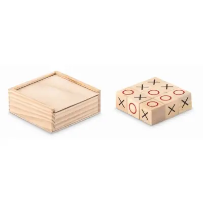 Wooden tic tac toe - TIC TAC TOE
