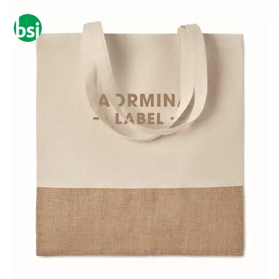 Shopping bag jute details - INDIA TOTE - Immagine 2