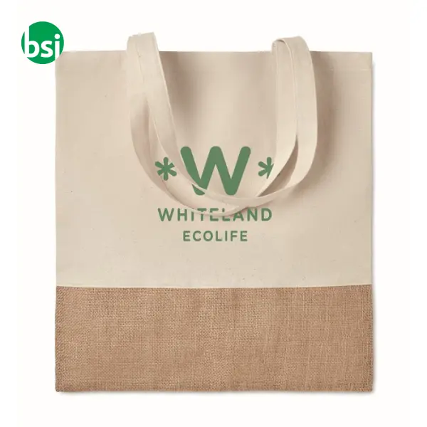 Shopping bag jute details - INDIA TOTE -  3