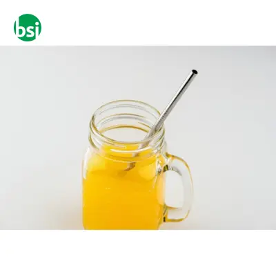 SS straw and brush in pouch - COLD STRAW - Immagine 3