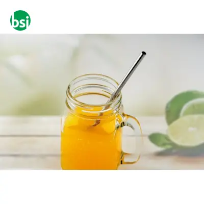 SS straw and brush in pouch - COLD STRAW - Immagine 4