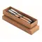 Metal Ball pen set in cork box  - QUERCUS - Anteprima 1