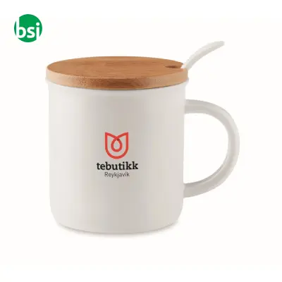 Porcelain mug with spoon - KENYA - Immagine 9